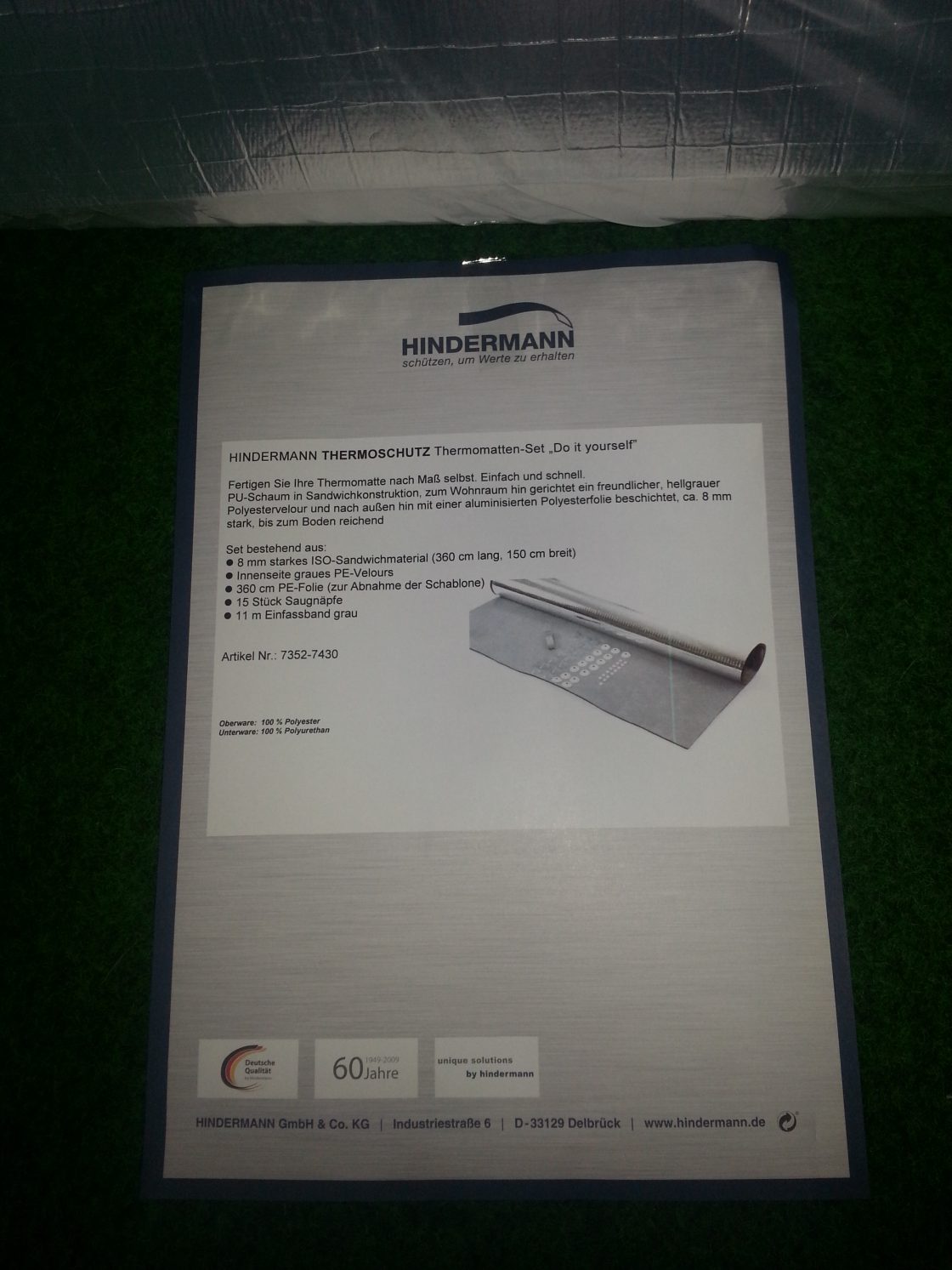 Thermomattensatz